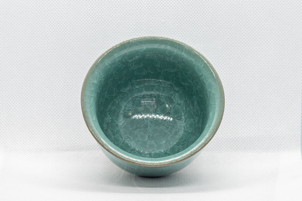 Japanese Teacup - Tachikichi (橘吉) Robin's Egg Blue Celadon Yunomi - 160ml