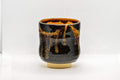 Japanese Teacup - Drip-Glazed Tsutsu-gata Yunomi - 160ml
