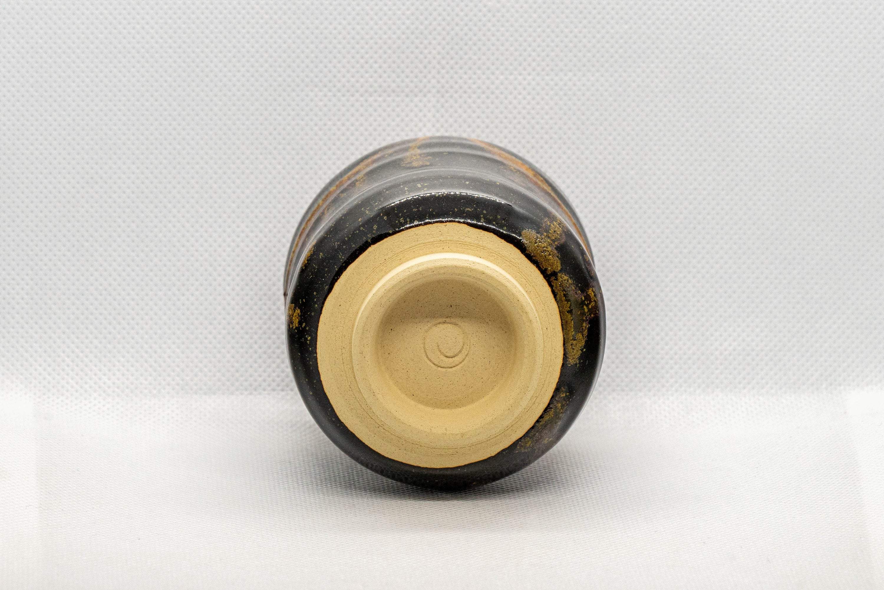 Japanese Teacup - Drip-Glazed Tsutsu-gata Yunomi - 160ml