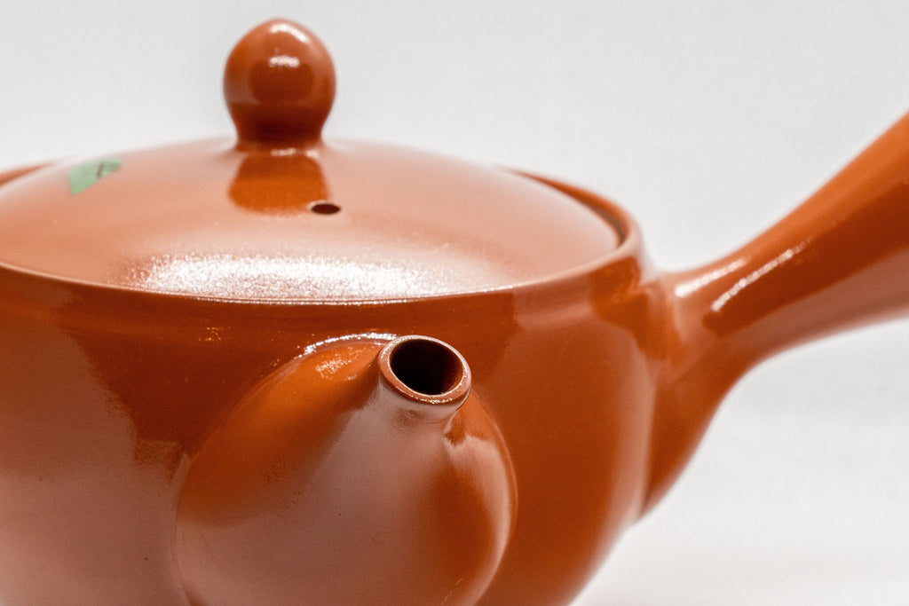 Japanese Kyusu - Plum Blossom Tokoname-yaki Teapot - 170ml
