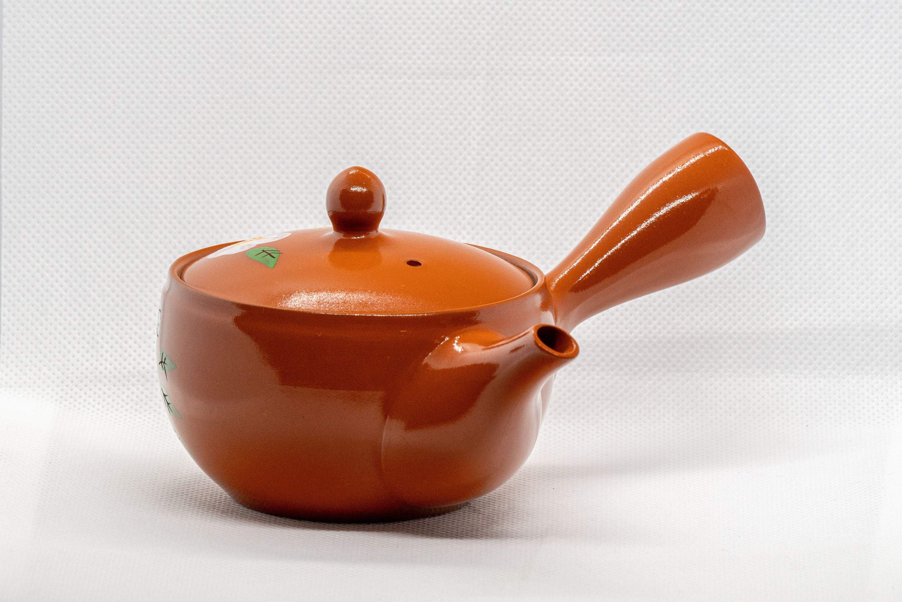 Japanese Kyusu - Plum Blossom Tokoname-yaki Teapot - 170ml