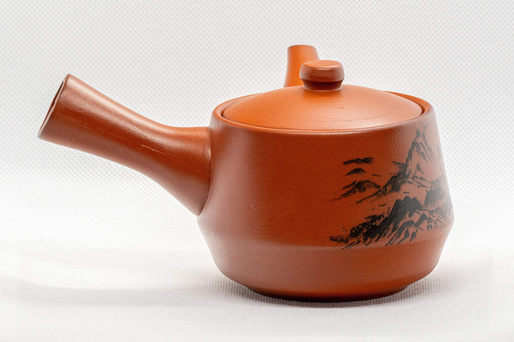 Japanese Kyusu - Mountainous Tokoname-yaki Debeso Teapot - 280ml