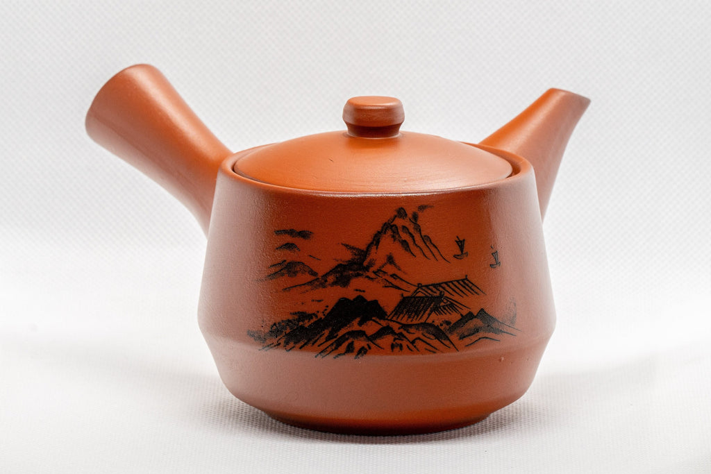 Japanese Kyusu - Mountainous Tokoname-yaki Debeso Teapot - 280ml