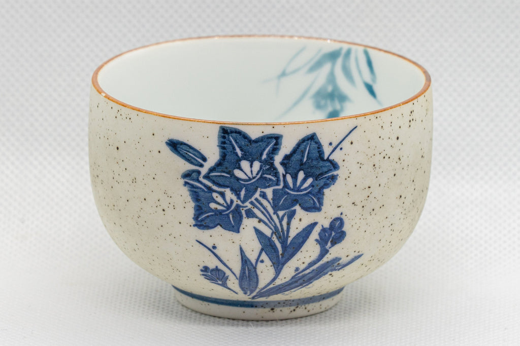 Japanese Teacup Pair - Classic blue and white yunomi - 110ml