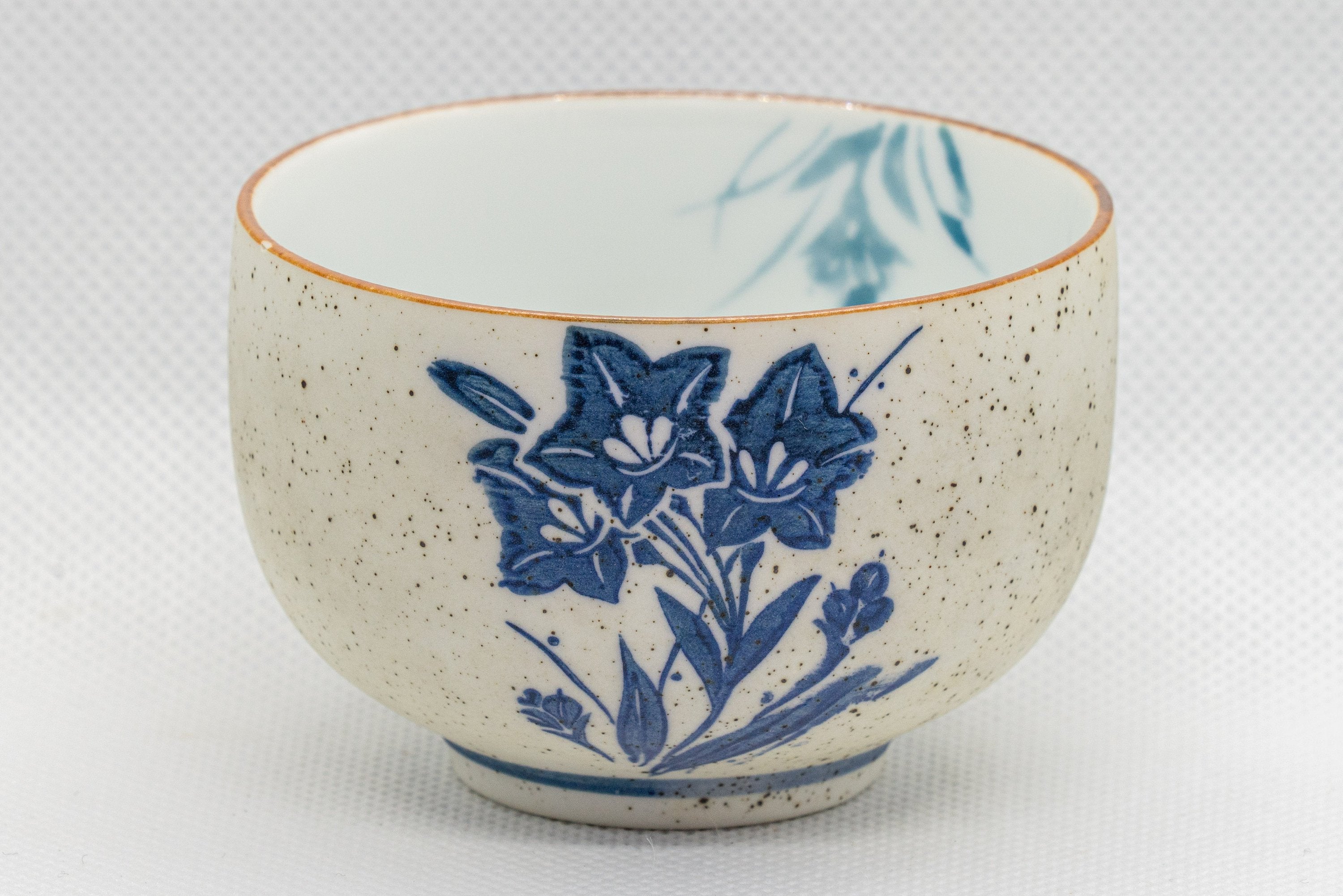 Japanese Teacup Pair - Classic blue and white yunomi - 110ml