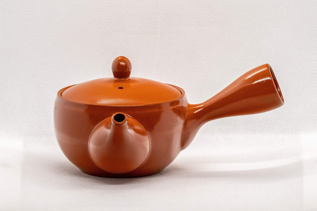 Japanese Kyusu - Plum Blossoms Tokoname-yaki Teapot - 175ml