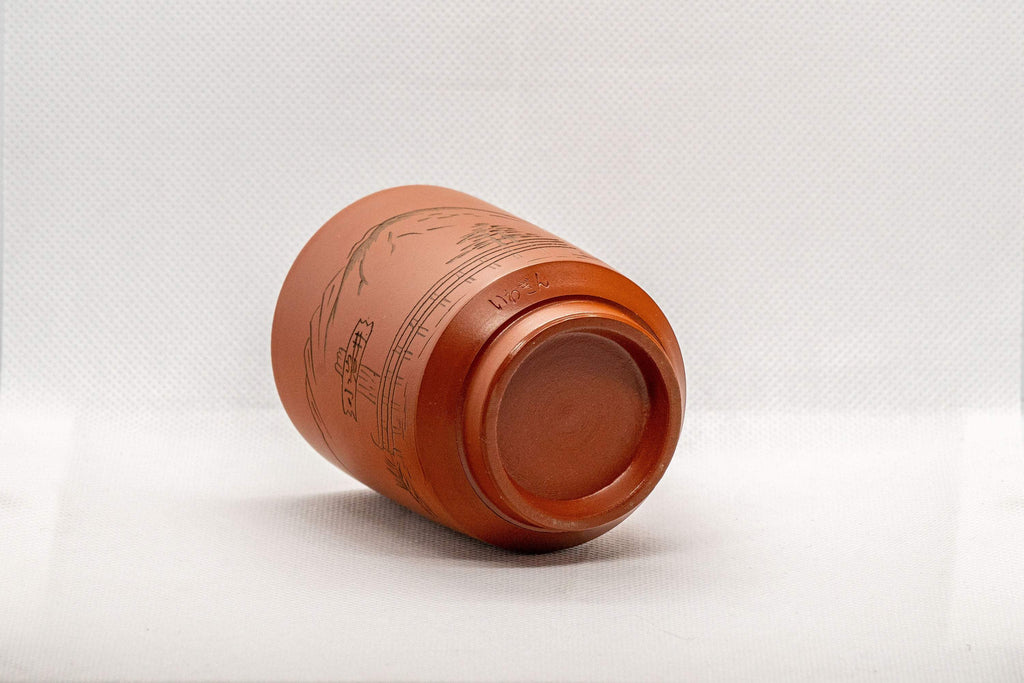 Japanese Teacup - いわぎん Iwagin Tsutsu-gata Tokoname-yaki Yunomi - 150ml