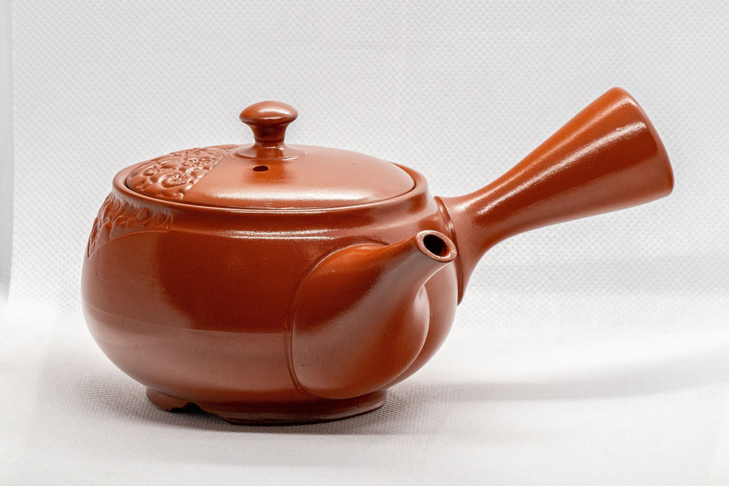 Japanese Kyusu - Floral Tokoname-yaki Teapot - 275ml