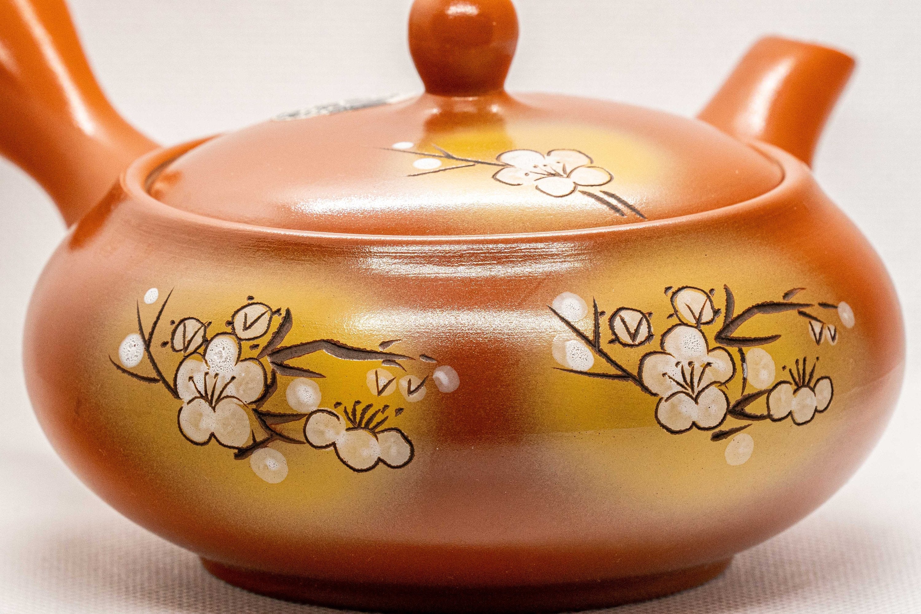 Japanese Kyusu - Tokoname-yaki Obi-ami Teapot - 375ml