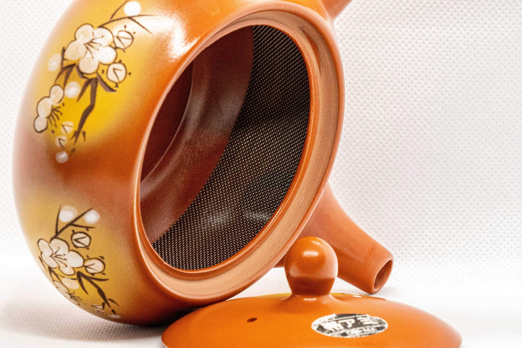 Japanese Kyusu - Tokoname-yaki Obi-ami Teapot - 375ml