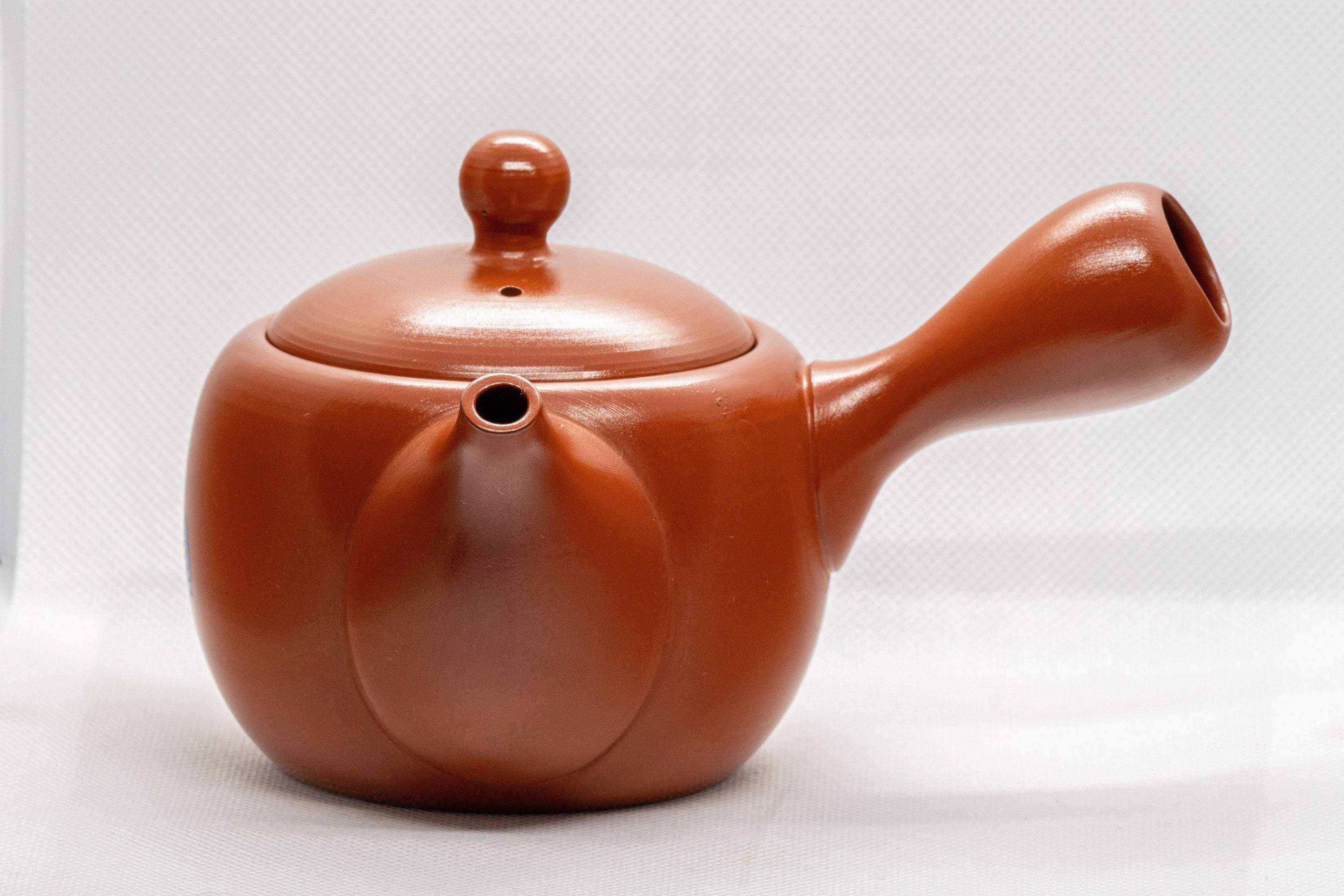 Japanese Kyusu - Lantern Motif Tokoname-yaki Teapot - 335ml