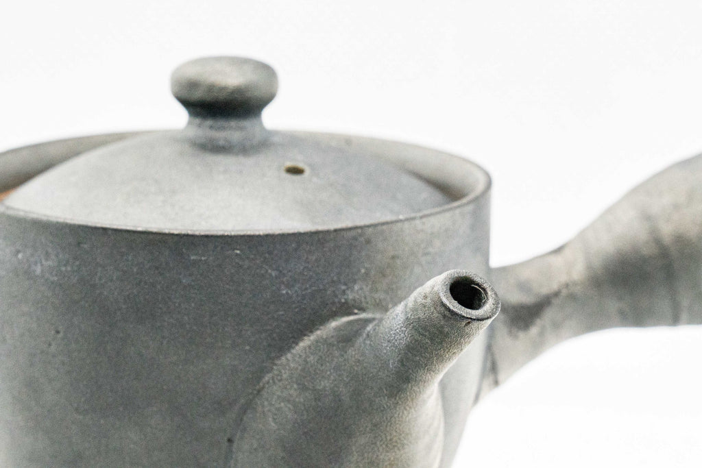 Japanese Kyusu - Matte Black Soko-ami Teapot - 175ml