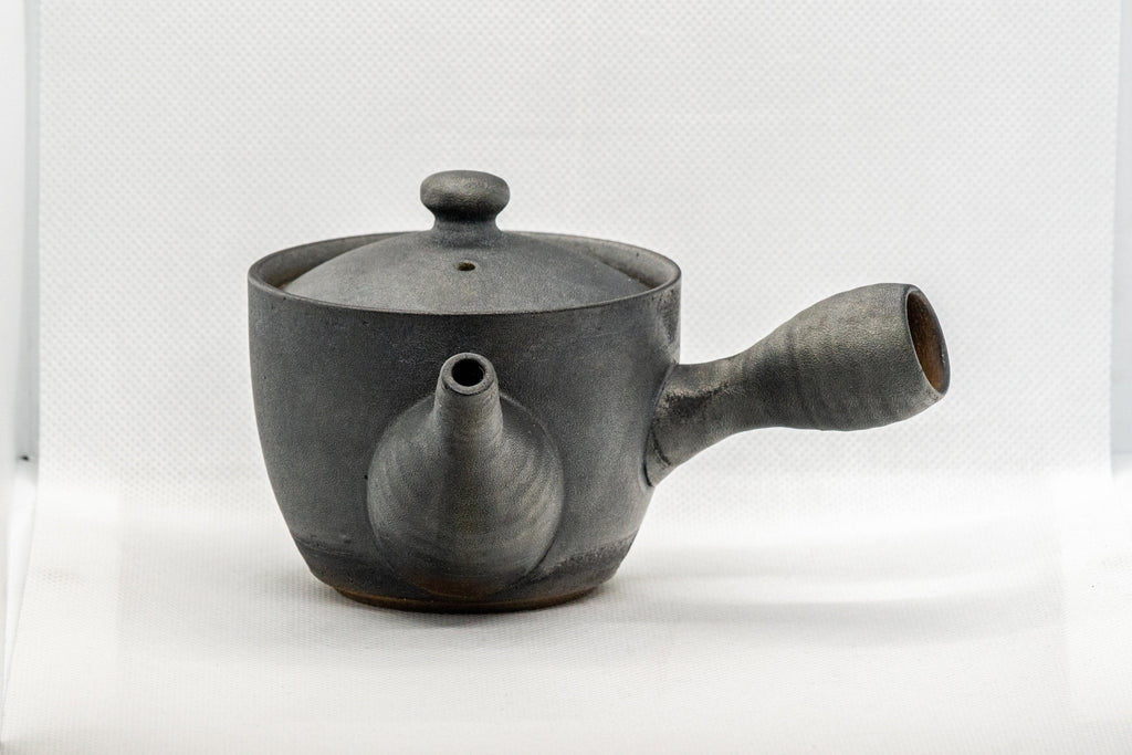Japanese Kyusu - Matte Black Soko-ami Teapot - 175ml