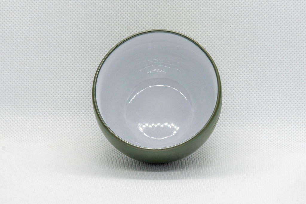 Japanese Teacup - Green Ryokudei Tokoname-yaki Yunomi - 110ml