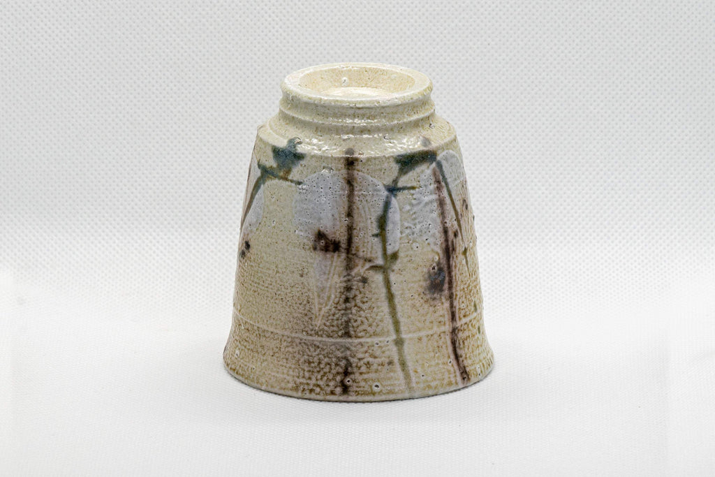 Japanese Teacup - Beige Tsutsu-gata Yunomi - 150ml