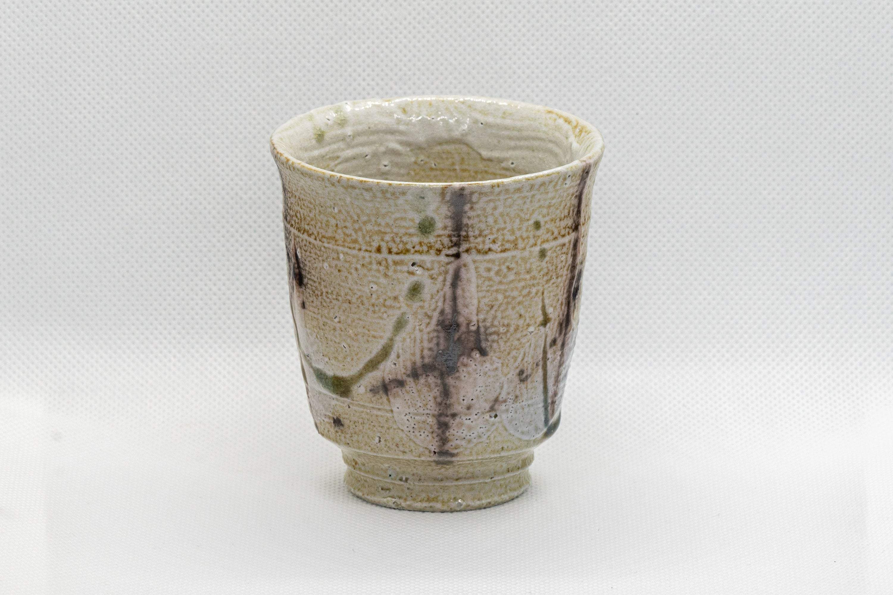 Japanese Teacup - Beige Tsutsu-gata Yunomi - 150ml