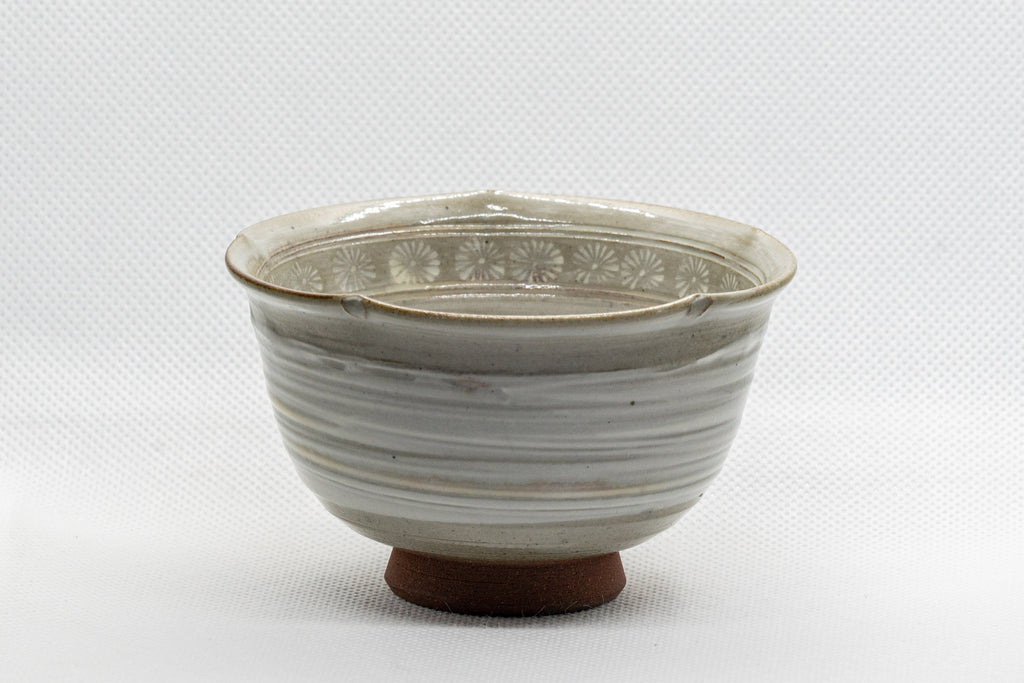 Japanese Teacup - Hakeme Momo-gata Yunomi - 120ml