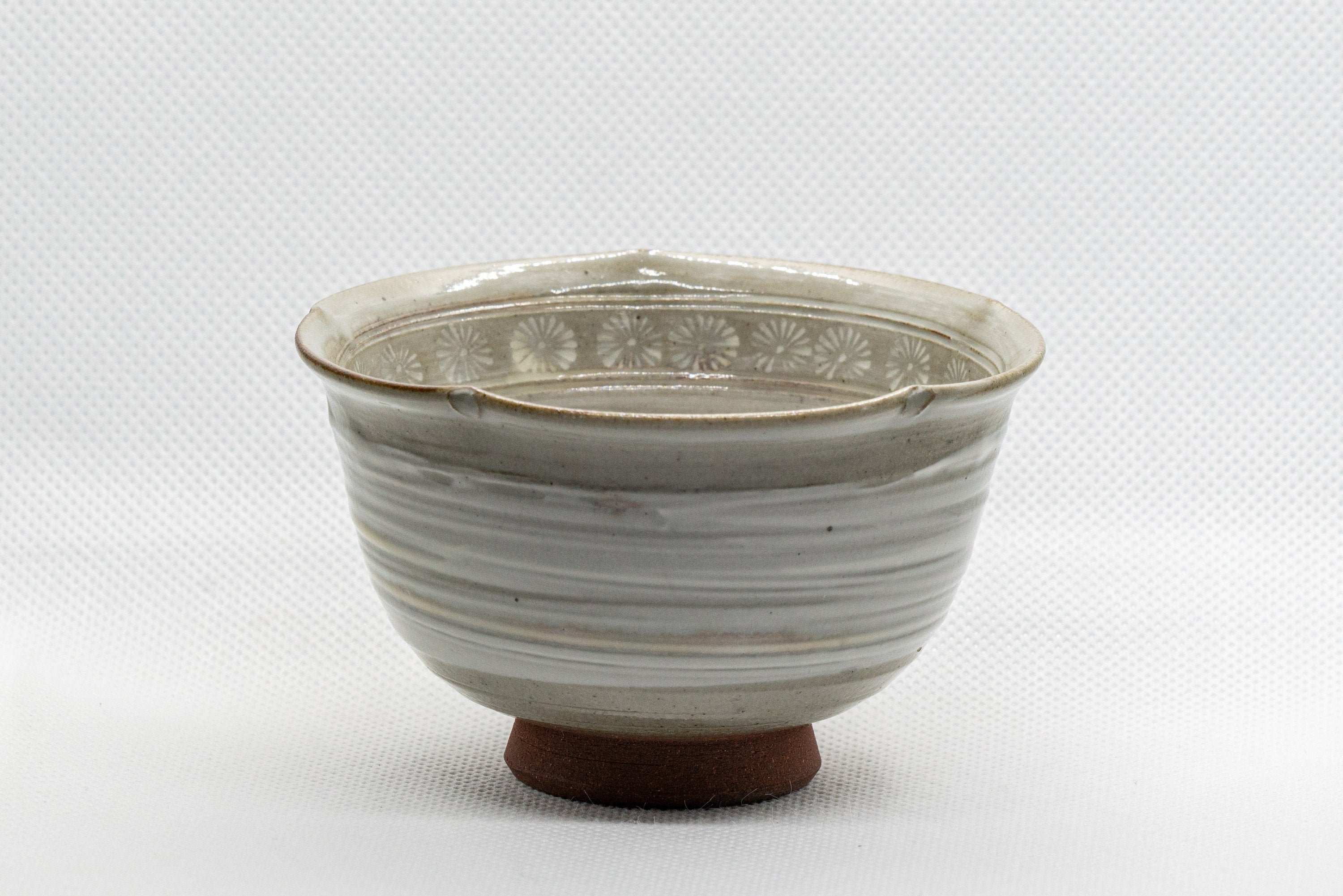 Japanese Teacup - Hakeme Momo-gata Yunomi - 120ml