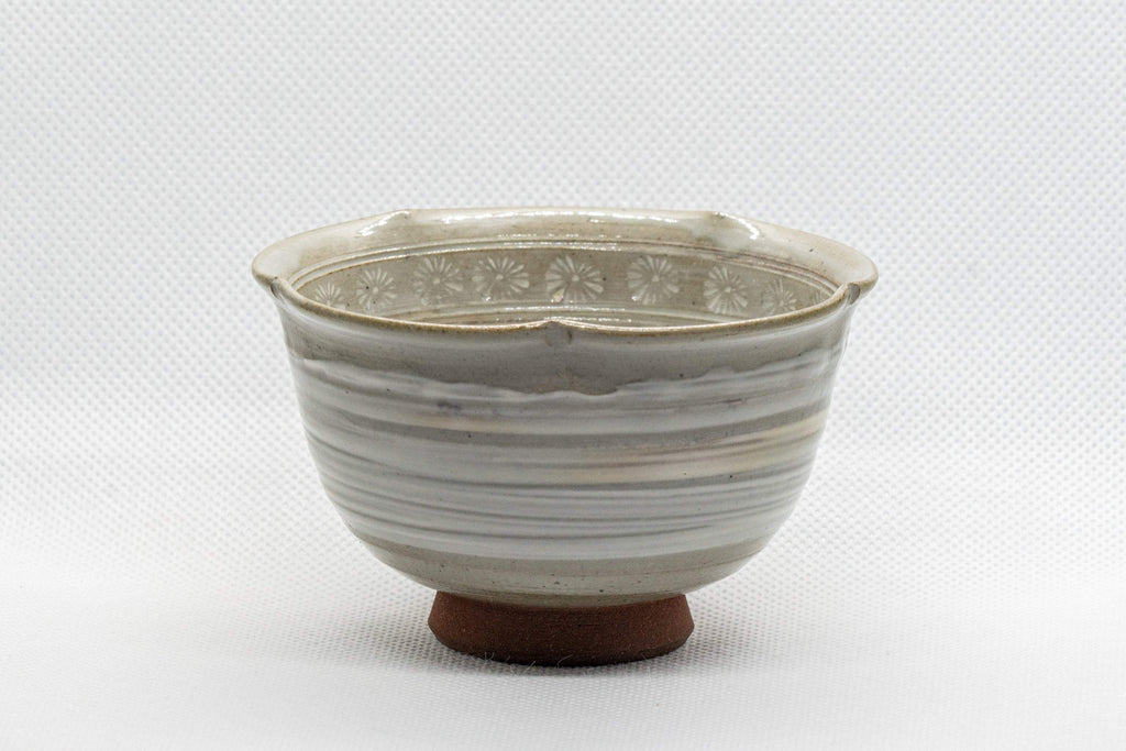 Japanese Teacup - Hakeme Momo-gata Yunomi - 120ml