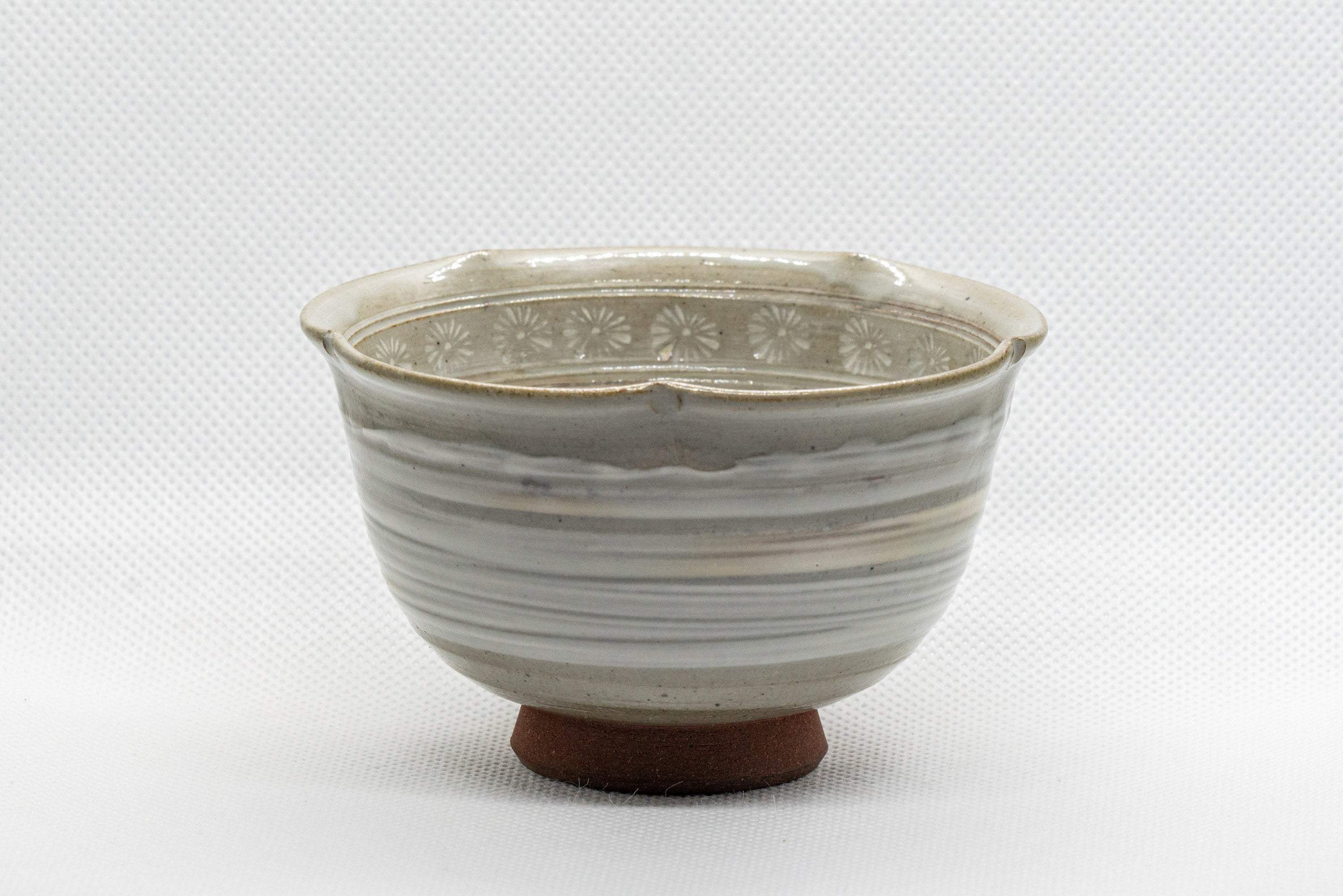 Japanese Teacup - Hakeme Momo-gata Yunomi - 120ml