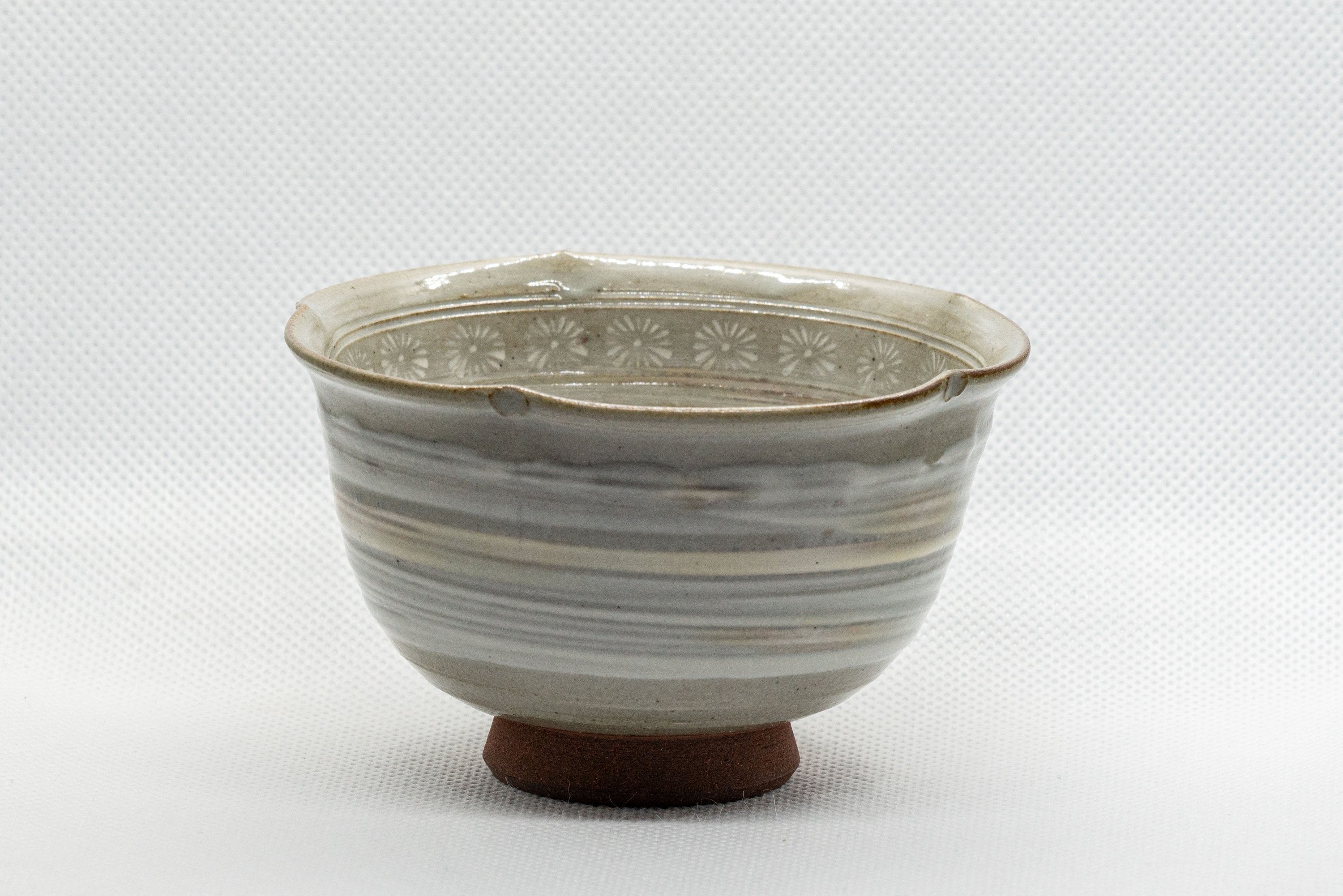Japanese Teacup - Hakeme Momo-gata Yunomi - 120ml