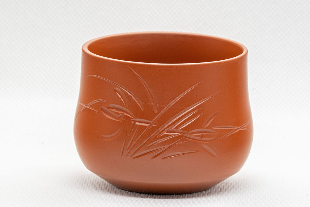 Japanese Teacup - 庫山 Curvy Tokoname-yaki Yunomi - 145ml
