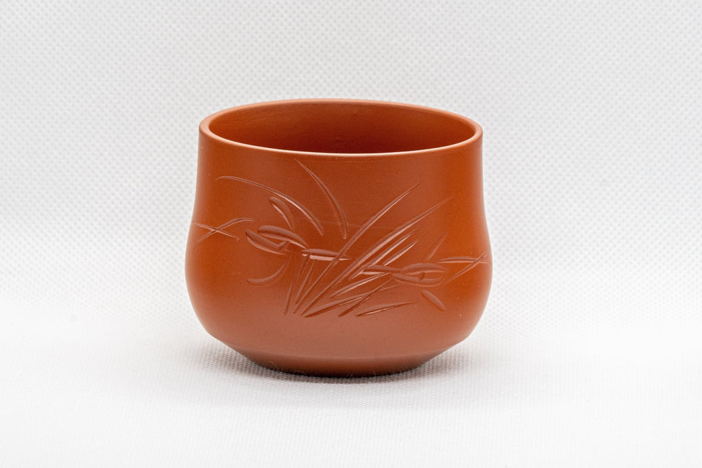 Japanese Teacup - 庫山 Curvy Tokoname-yaki Yunomi - 145ml