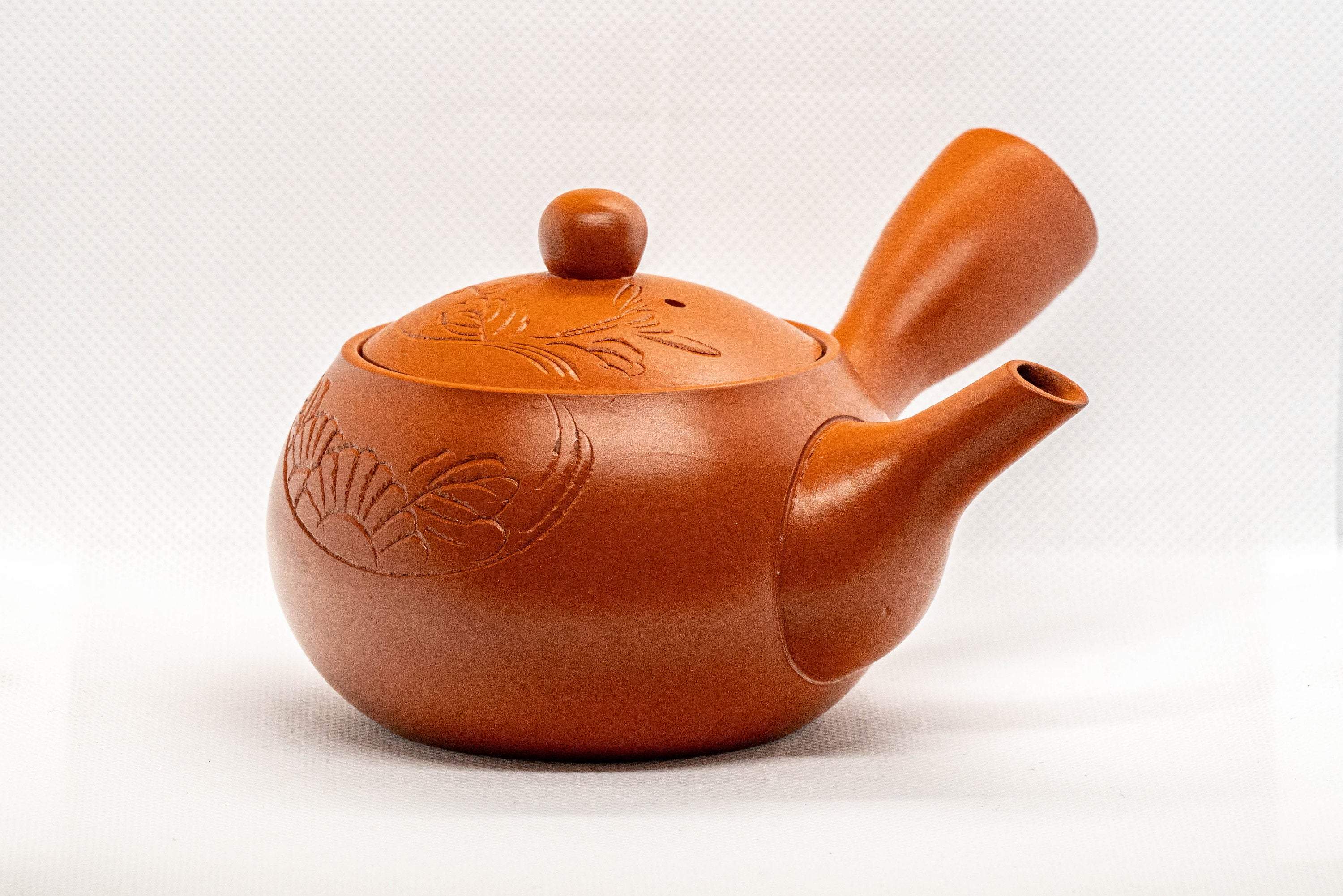 Japanese Kyusu - Maru-gata Tokoname-yaki Debeso Teapot - 260ml