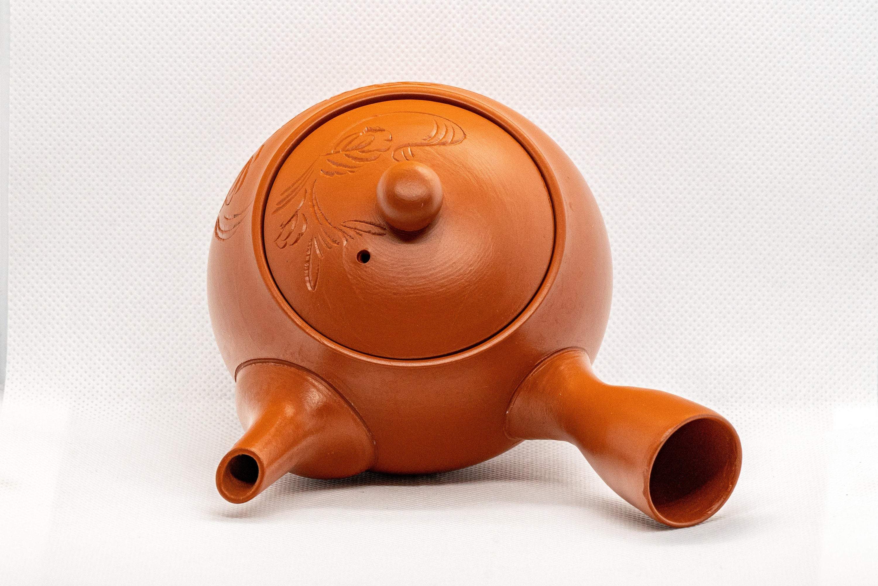 Japanese Kyusu - Maru-gata Tokoname-yaki Debeso Teapot - 260ml