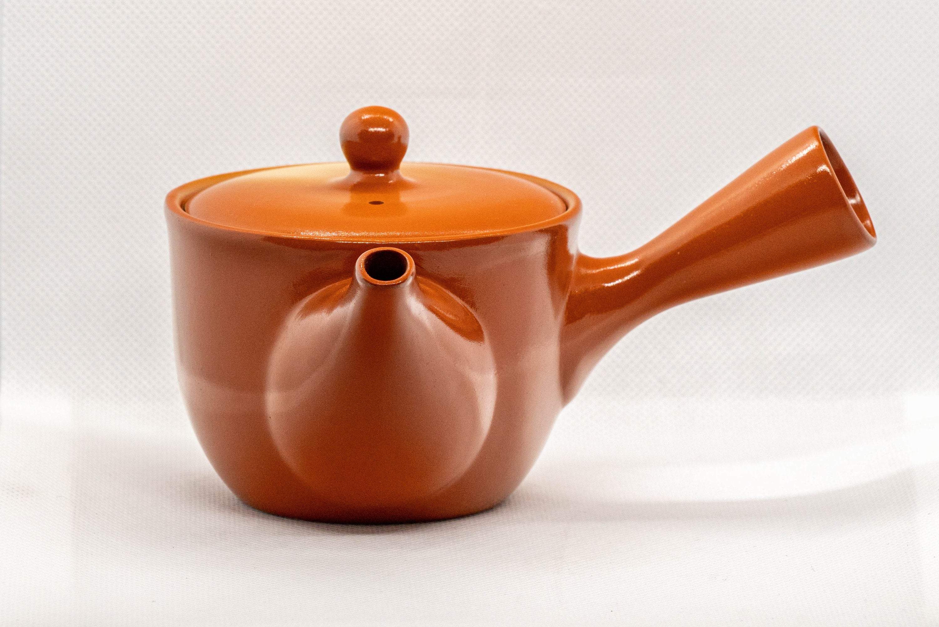 Japanese Kyusu - White Camellia Tokoname teapot - 260ml