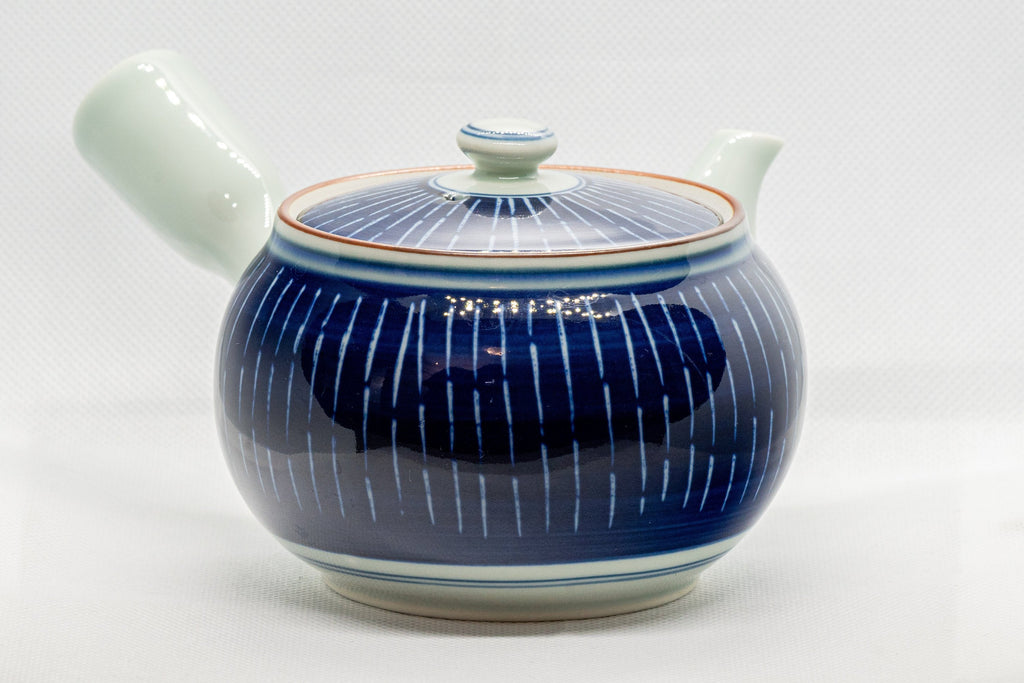 Japanese Kyusu - Blue White Tokusa Arita-yaki - 420ml