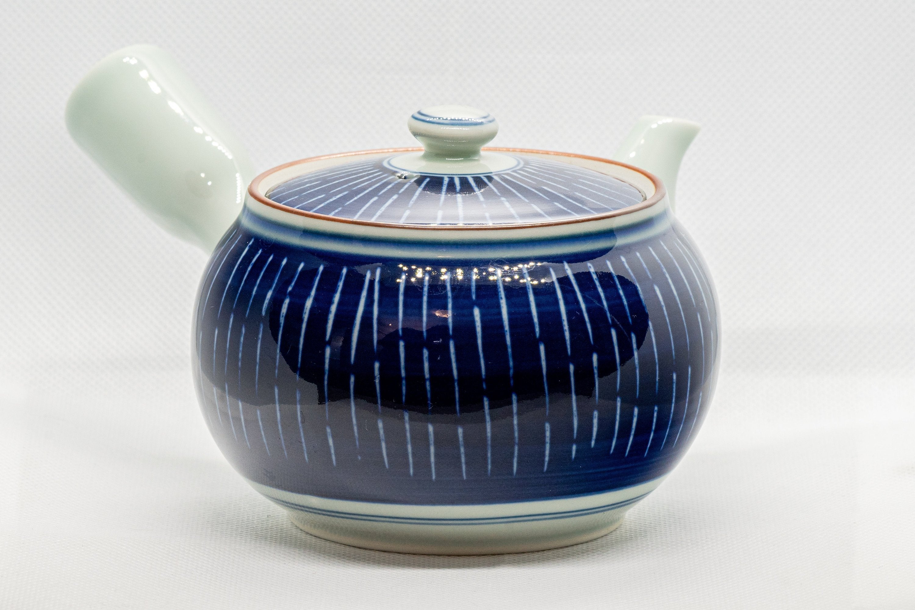 Japanese Kyusu - Blue White Tokusa Arita-yaki - 420ml