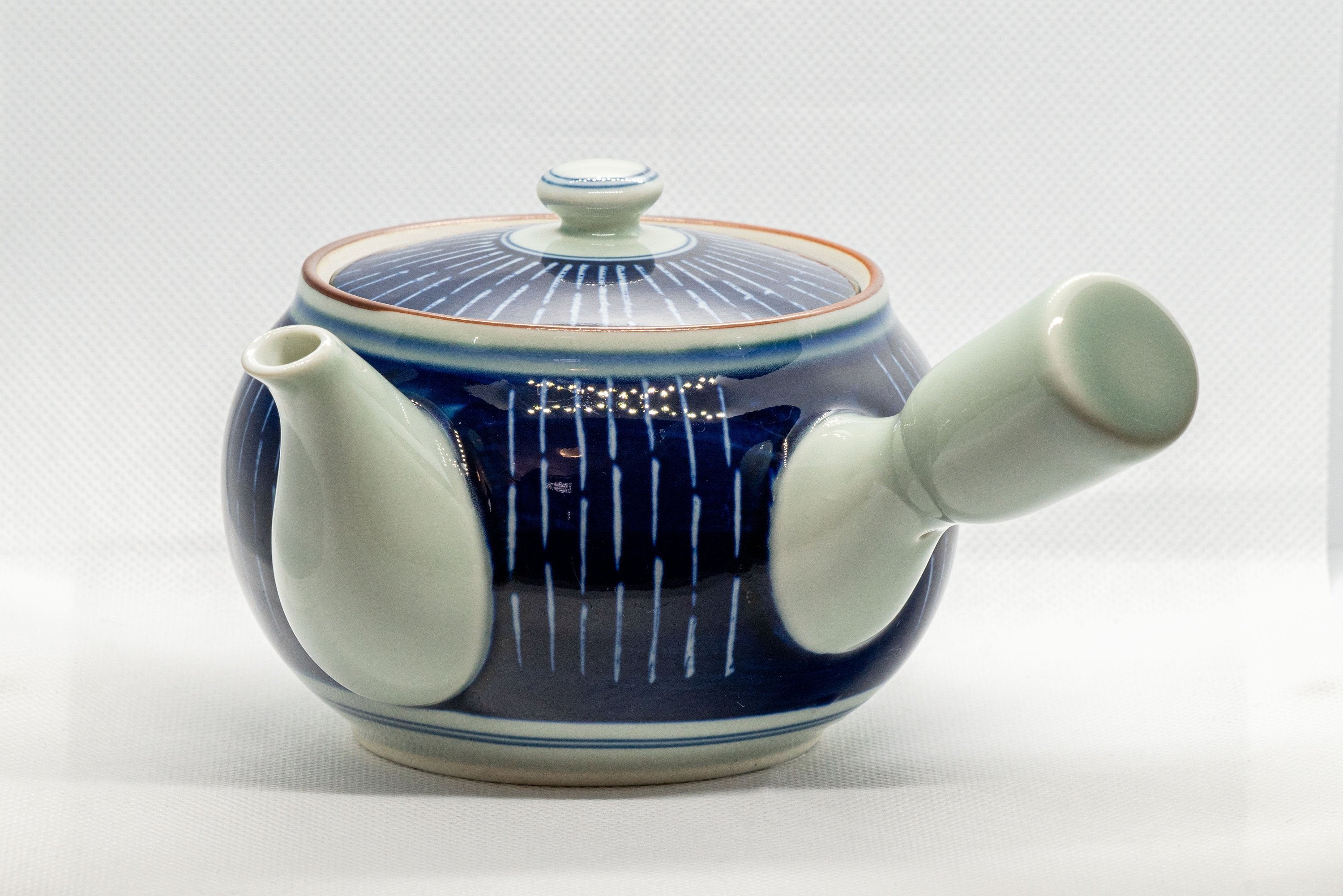 Japanese Kyusu - Blue White Tokusa Arita-yaki - 420ml