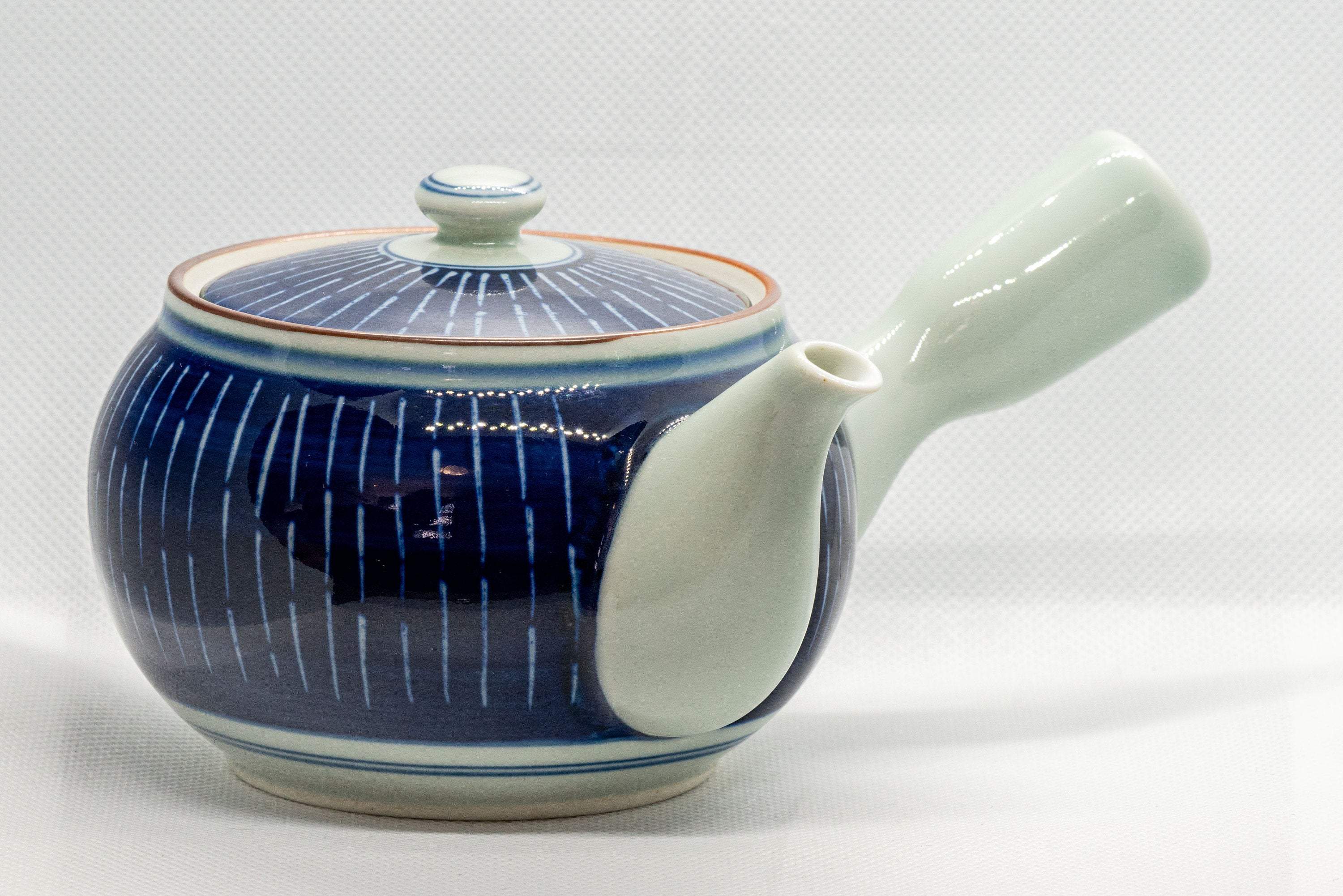 Japanese Kyusu - Blue White Tokusa Arita-yaki - 420ml