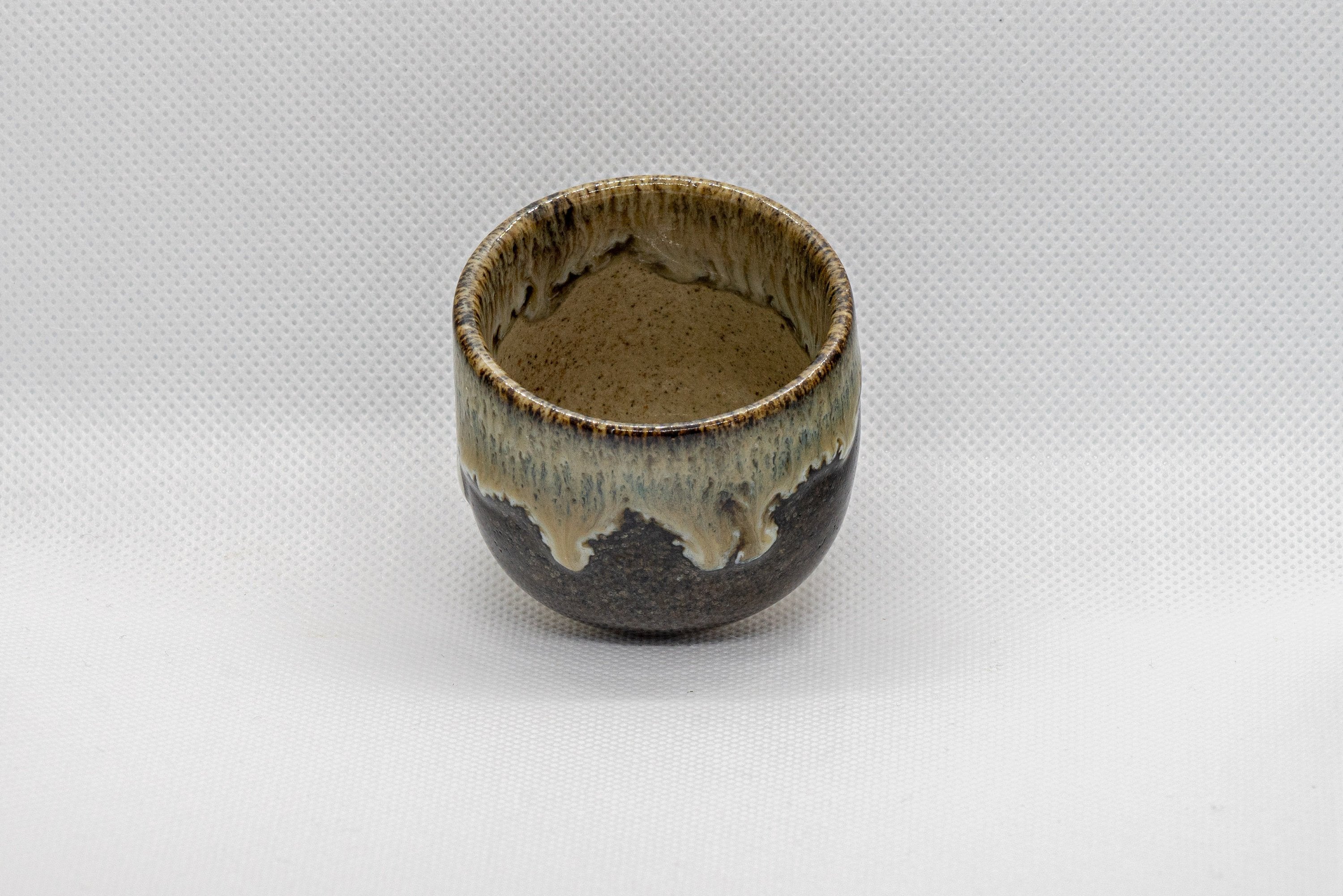 Japanese Teacup - Drip Glazed Guinomi Ochoko - 50ml