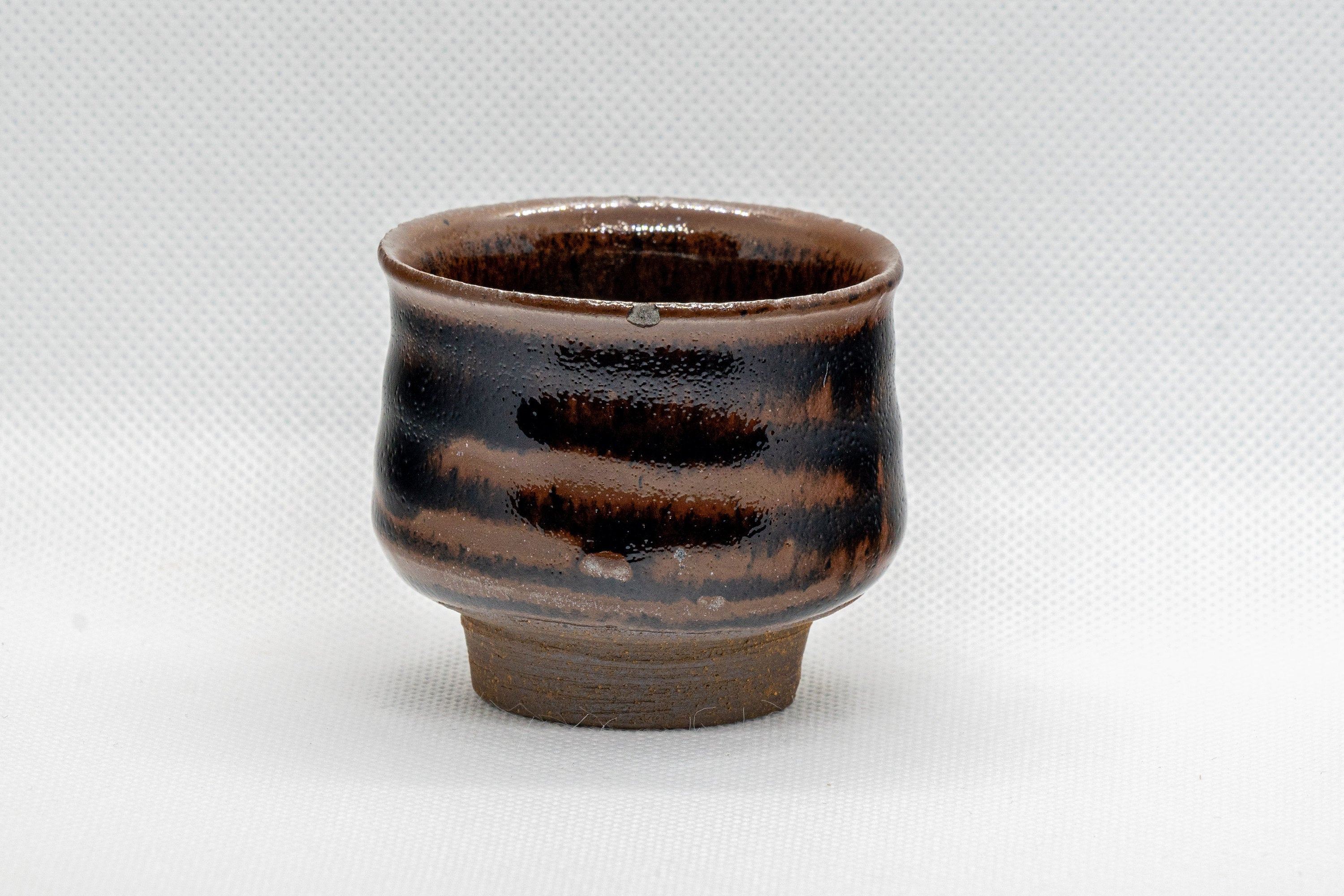 Japanese Teacup - 丹彩 Tenmoku Glazed Guinomi - 65ml
