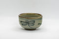 Japanese Teacup - Celadon Dragonfly Wan-nari Guinomi - 45ml