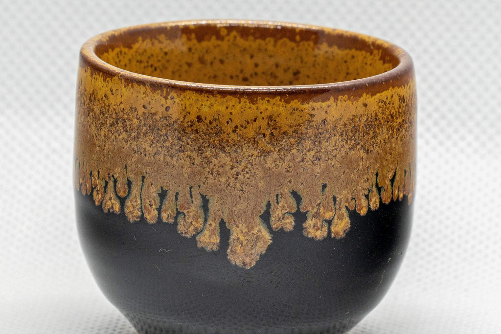 Japanese Teacup - Drip-Glazed Guinomi - 35ml