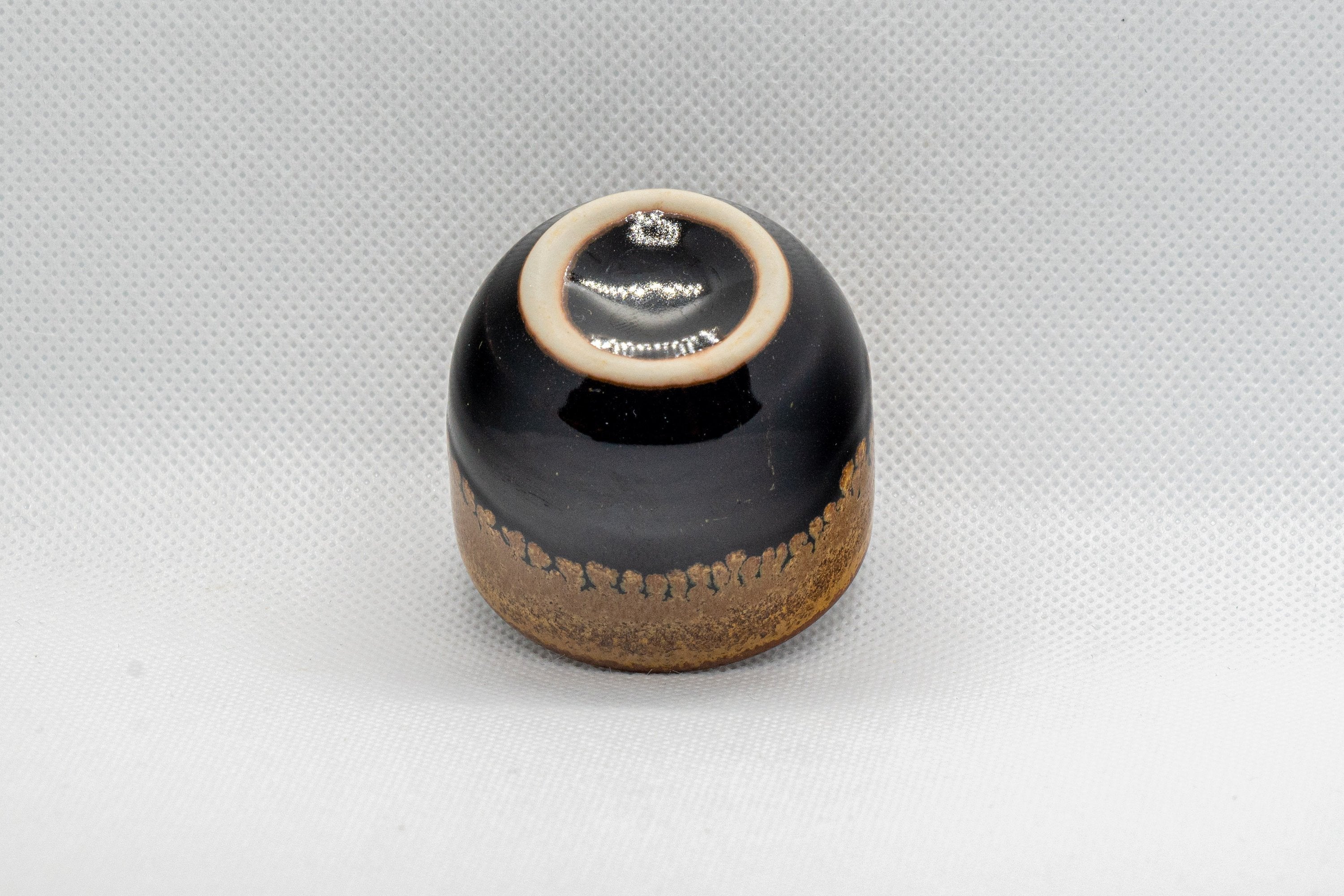 Japanese Teacup - Drip-Glazed Guinomi - 35ml