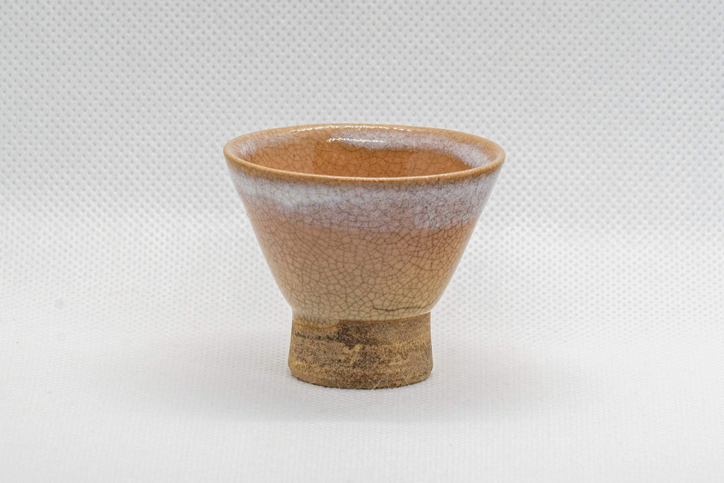 Japanese Teacup - Asagao-gata Hagi-yaki Gyokurowan - 25ml