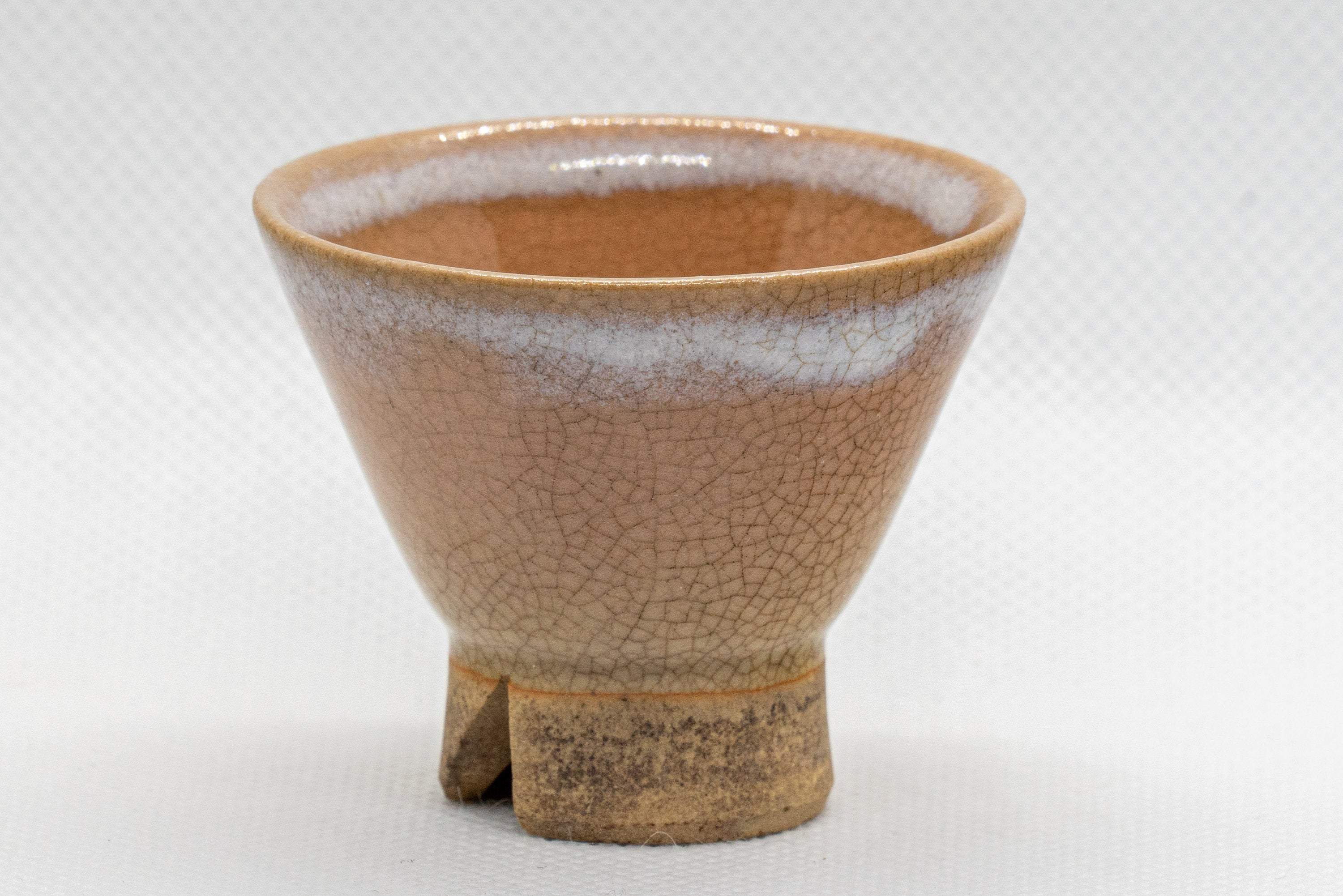 Japanese Teacup - Asagao-gata Hagi-yaki Gyokurowan - 25ml