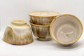 Japanese Teacups - Set of 4 Hare's Fur Glazed Senchawan - 85ml