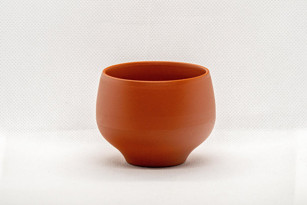Japanese Teacup - Engraved Tokoname-yaki Yunomi - 125ml