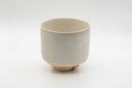 Japanese Matcha Bowl -  White Glazed Tsutsu-gata Hagi-yaki Winter Chawan - 400ml