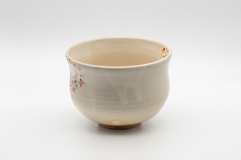 Japanese Matcha Bowl - Torasuke 寅介 Kyo-yaki 京焼 Komogai-nari Chawan - 400ml