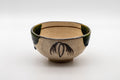 Japanese Matcha Bowl - 野田 東山 Wan-nari Oribe-yaki Chawan - 300ml