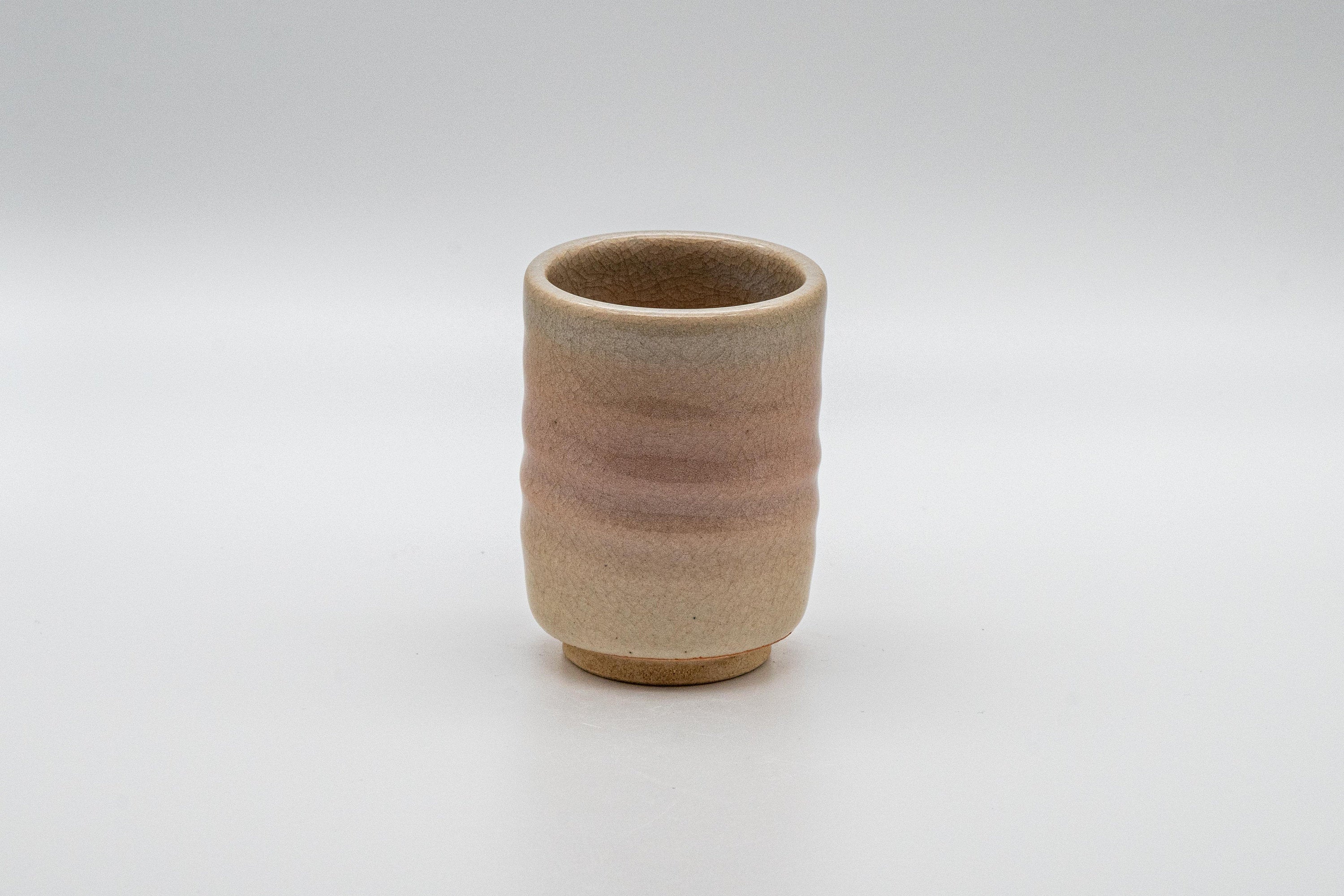 Japanese Teacup - 萩城美 Tsutsu-gata Hagi-yaki Yunomi - 90ml