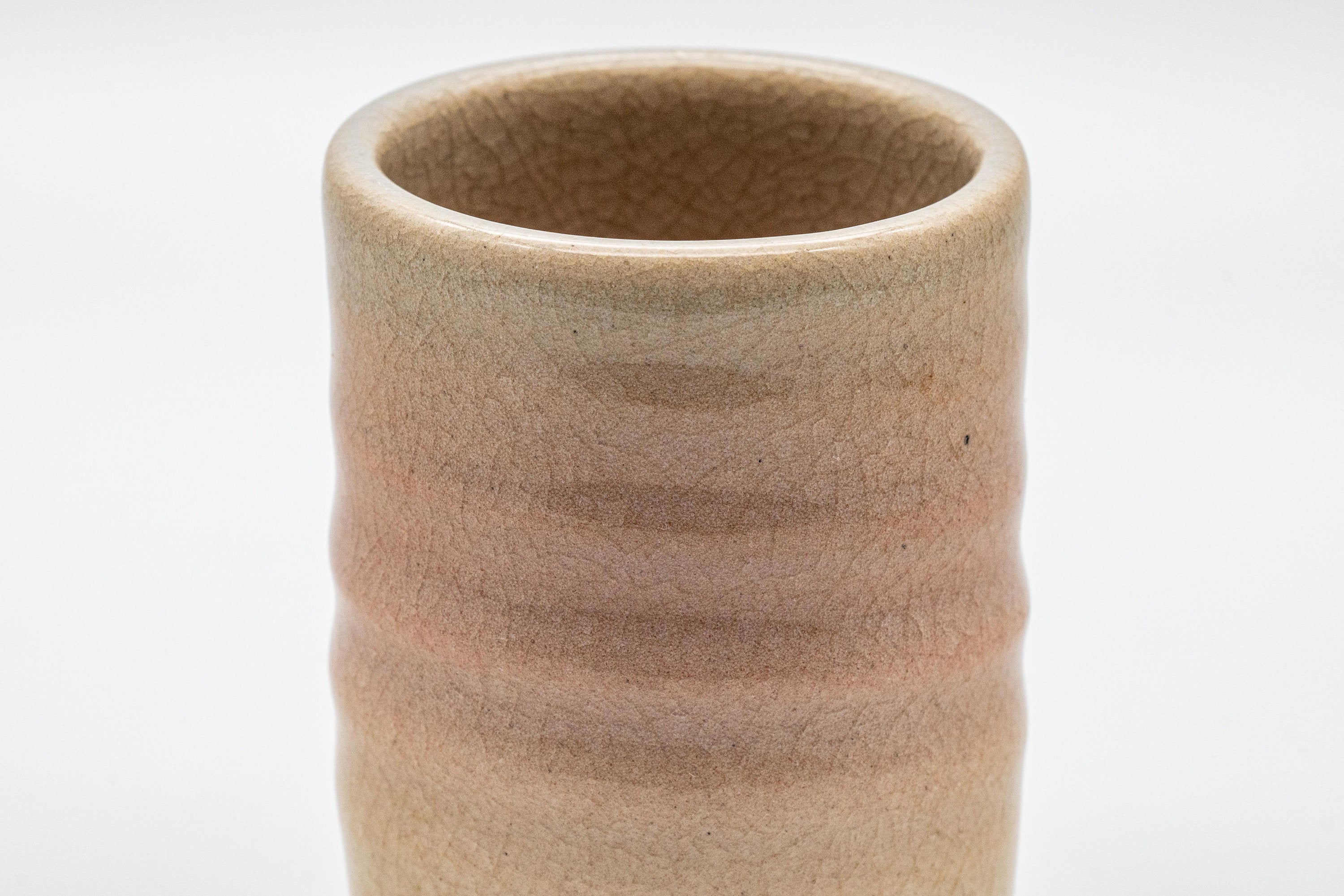 Japanese Teacup - 萩城美 Tsutsu-gata Hagi-yaki Yunomi - 90ml