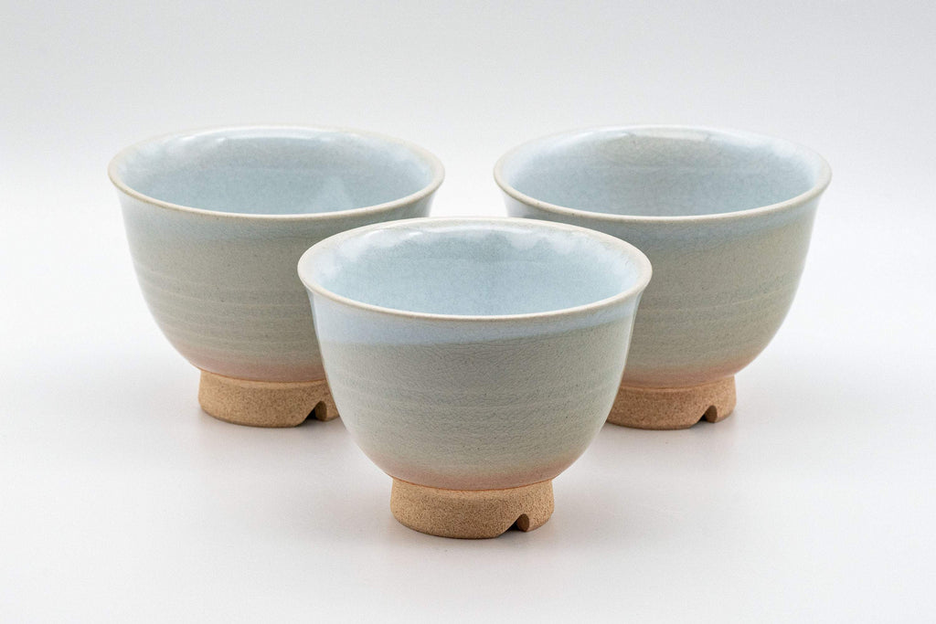Japanese Teacup - 椿窯 天鵬山 Tsubaki Kiln Hagi-yaki Senchawan - 150ml