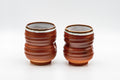 Japanese Teacups - Pair of Meoto Dojimari-gata Yunomi